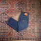 Wrangler W34 L32 Straight Leg Relaxed Fit Blue Denim Jeans