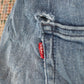 Levi's W40 L34 Straight Leg Loose Fit Blue Denim Jeans