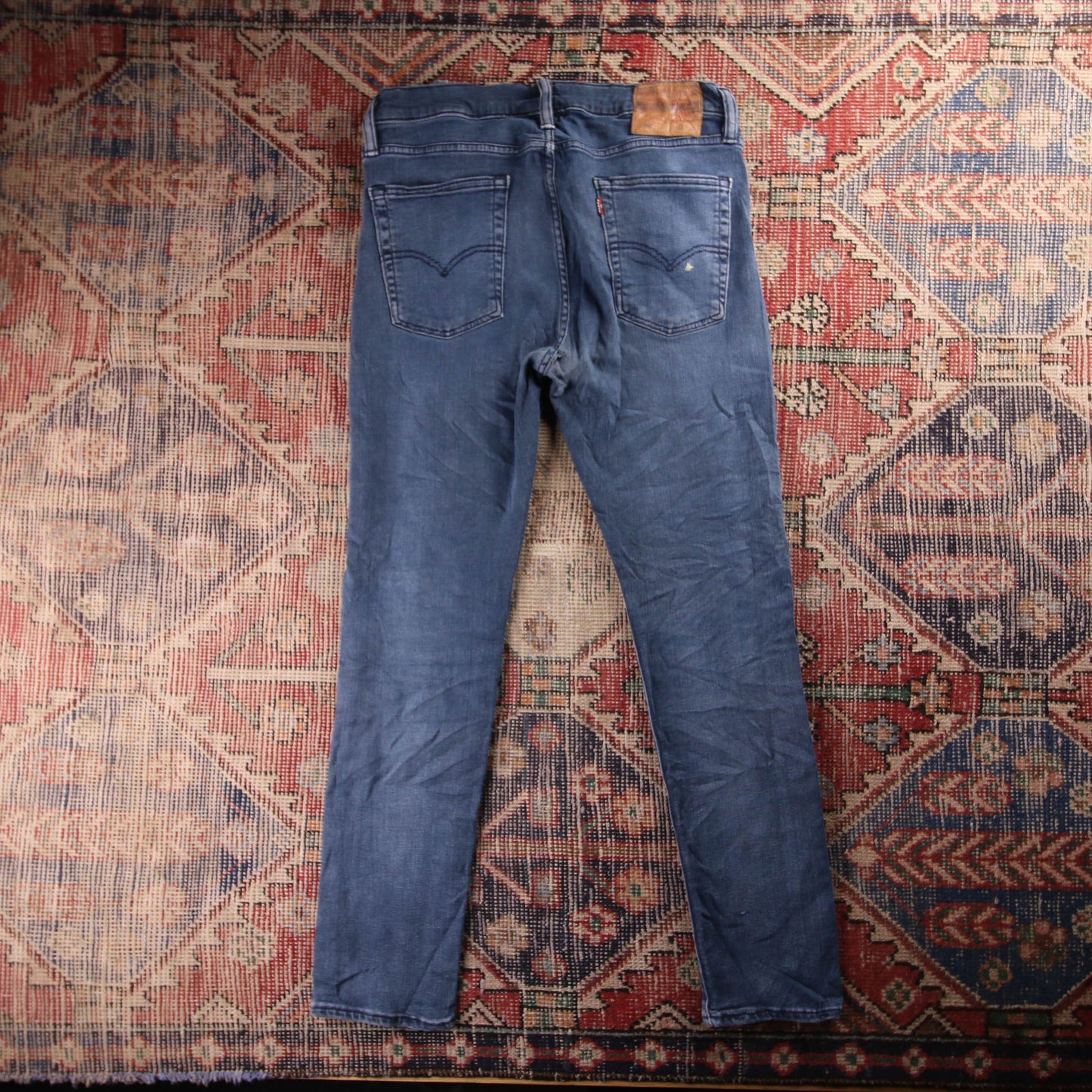 Levi's 510 Red Tab W32 L30 Skinny Blue Denim Jeans