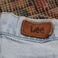 Lee W30 L32 Straight Leg Relaxed Fit Classic Ripped Style Blue Denim Jeans