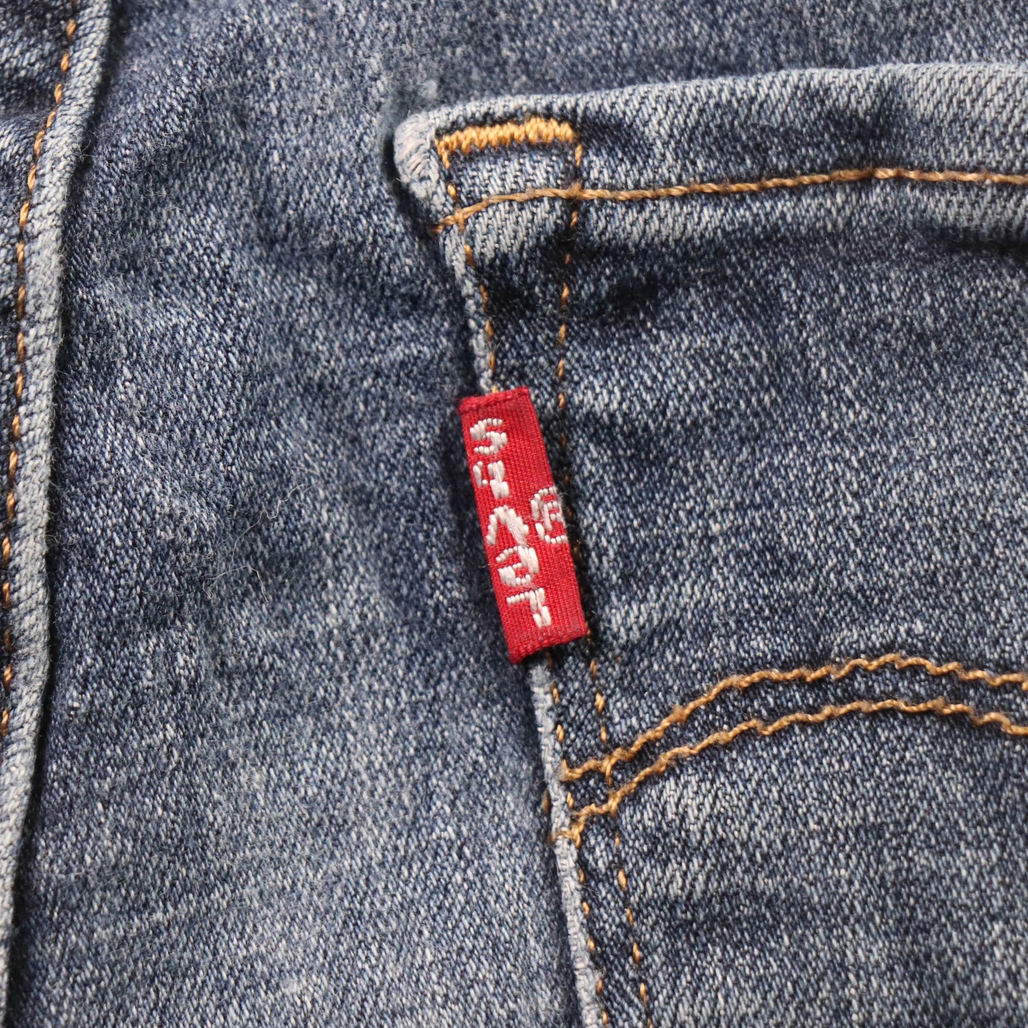 Levi's 721 Red Tab W26 L28 Skinny Blue Denim Jeans