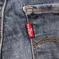 Levi's 721 Red Tab W26 L28 Skinny Blue Denim Jeans