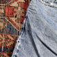 Lee W36 L29 Straight Leg Loose Fit Classic Ripped Style Blue Denim Jeans