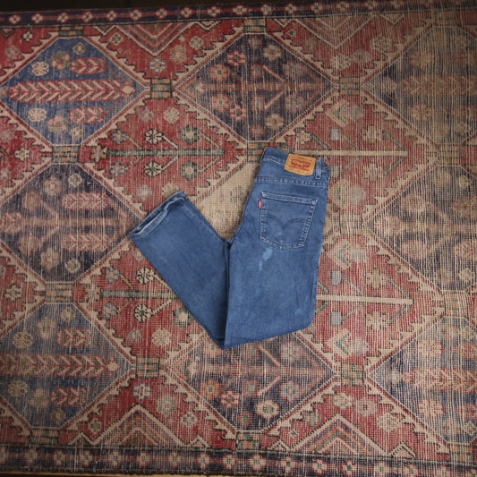 Levi's 514 W26 L26 Straight Leg Blue Denim Jeans