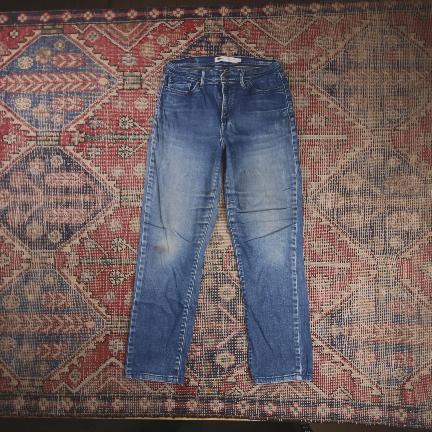 Levi's 512 W28 L26 Tapered Leg Slim Fit Blue Denim Jeans