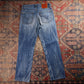 Levi's 502 Red Tab W30 L31 Tapered Leg Regular Fit Blue Denim Jeans