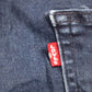 Levi's 512 Red Tab W34 L32 Tapered Leg Slim Fit Blue Denim Jeans