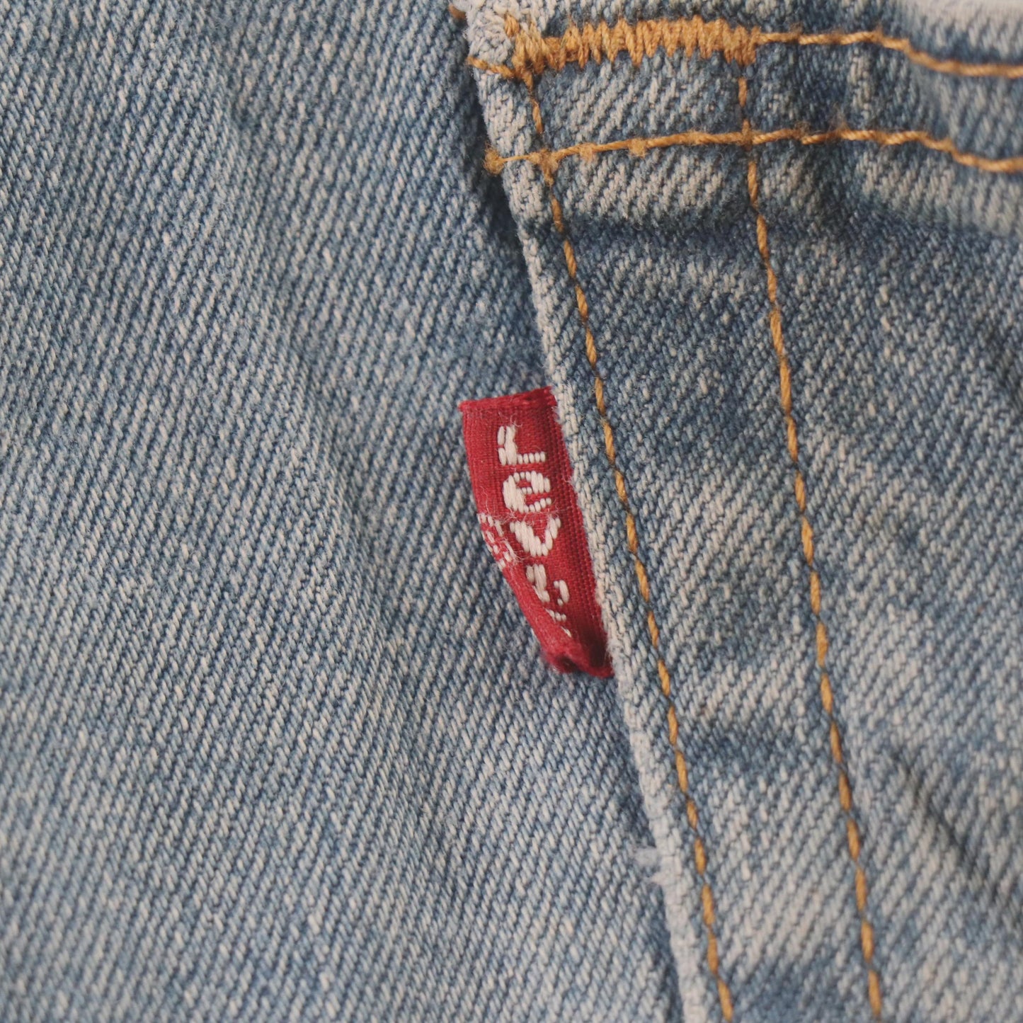Levi's 505 Red Tab W34 L30 Straight Leg Regular Fit Blue Denim Jeans