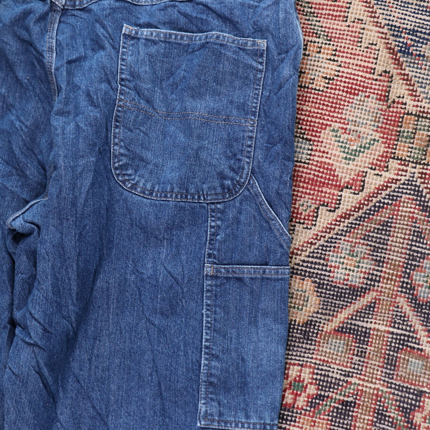 Wrangler W38 L28 Carpenter Blue Denim Jeans