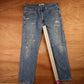 Levi's 505 Red Tab W38 L31 Straight Leg Regular Fit Blue Denim Jeans