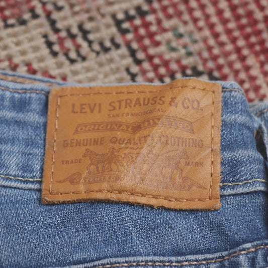 Levi's 712 W30 L28 Slim Fit Blue Denim Jeans
