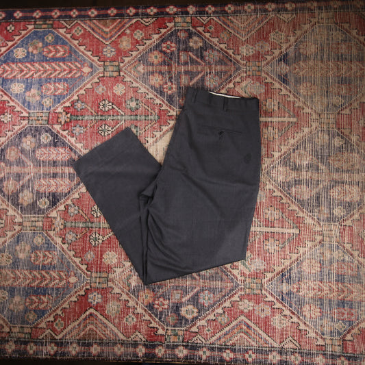 Nautica W28 L33 Straight Leg Grey Cotton Blend Trousers