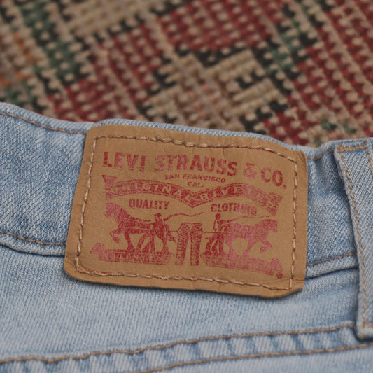 Levi's 714 W24 L28 Skinny Blue Denim Jeans