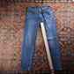 Levi's 505 Red Tab W30 L31 Straight Leg Regular Fit Blue Denim Jeans