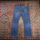 Levi's 513 W36 L28 Straight Leg Slim Fit Blue Denim Jeans