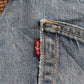 Levi's 505 W34 L32 Straight Leg Regular Fit Blue Denim Jeans