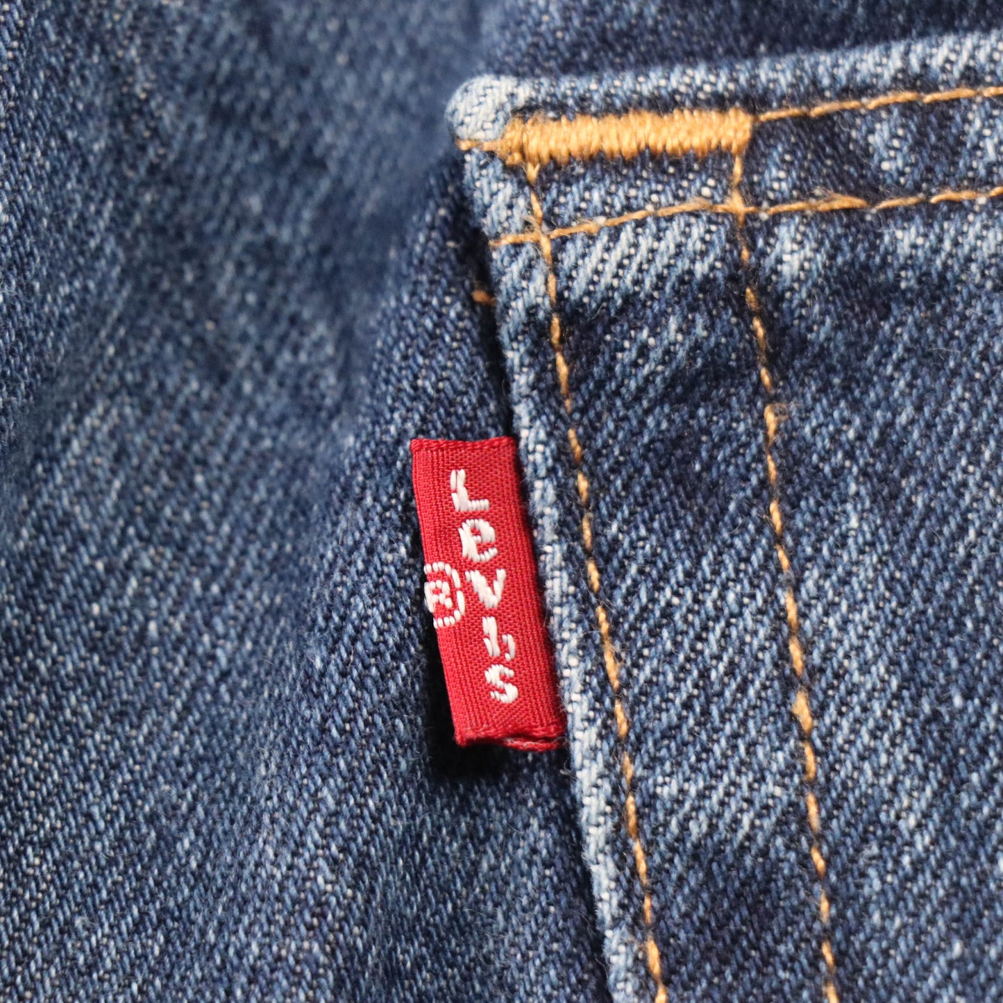 Levi's 505 Red Tab W36 L29 Straight Leg Regular Fit Blue Denim Jeans
