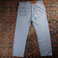Levi's 505 Red Tab W36 L28 Straight Leg Regular Fit Blue Denim Jeans
