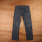 Levi's 514 Red Tab W30 L28 Straight Leg Grey Denim Jeans