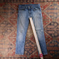 Levi's Red Tab W26 L30 Slim Classic Ripped Style Blue Denim Jeans
