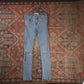 Levi's W26 L27 Skinny Classic Ripped Style Blue Denim Jeans