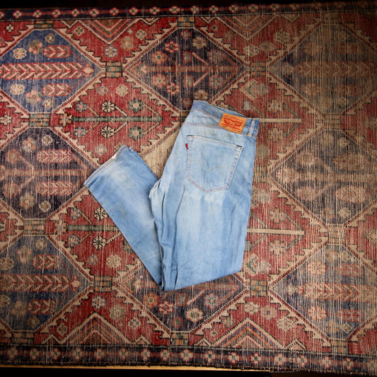 Levi's 508 W36 L29 Tapered Leg Regular Fit Blue Denim Jeans