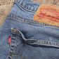 Levi's 514 W34 L32 Straight Leg Blue Denim Jeans