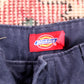 Dickies W26 L27 Straight Leg Blue Cotton Blend Trousers