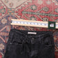 Levi's 721 Red Tab W24 L29 Skinny Classic Ripped Style Black Denim Jeans