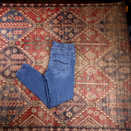 Lee W36 L28 Skinny Blue Denim Jeans