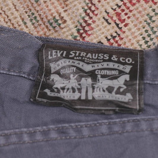 Levi's W28 L33 Straight Leg Blue Denim Jeans
