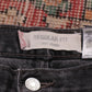Levi's 505 W38 L28 Straight Leg Regular Fit Black Denim Jeans