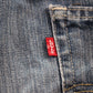 Levi's 505 Red Tab W38 L30 Straight Leg Regular Fit Blue Denim Jeans