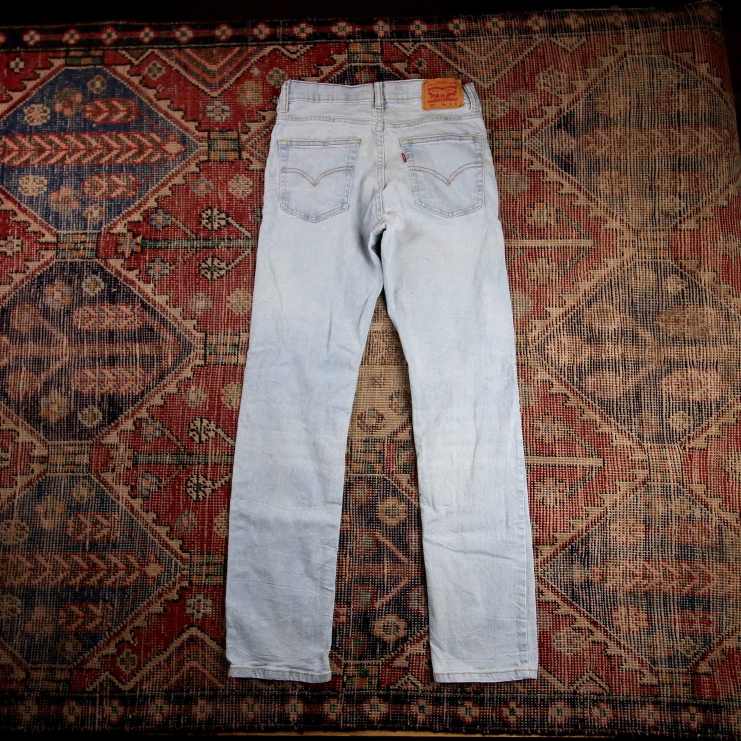 Levi's 502 W28 L29 Tapered Leg Regular Fit Blue Denim Jeans