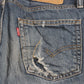 Levi's 514 W30 L30 Straight Leg Classic Ripped Style Blue Denim Jeans