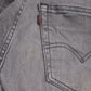 Levi's 512 W30 L30 Tapered Leg Slim Fit Grey Denim Jeans