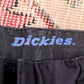 Dickies W26 L27 Straight Leg Black Cotton Blend Trousers