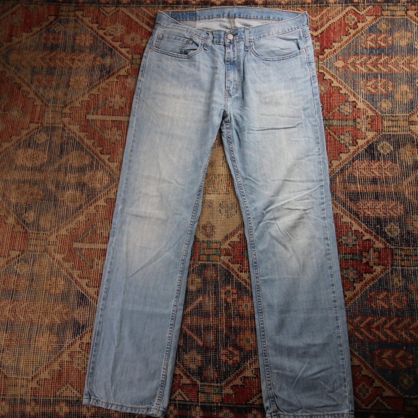 Levi's 559 W36 L31 Straight Leg Relaxed Fit Blue Denim Jeans