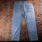 Levi's 505 Red Tab W28 L32 Straight Leg Regular Fit Blue Denim Jeans