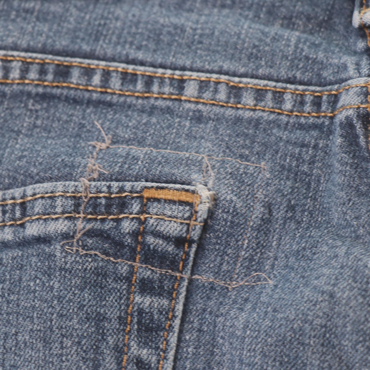 Levi's 505 Red Tab W32 L25 Straight Leg Regular Fit Blue Denim Jeans