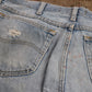Lee W38 L32 Straight Leg Loose Fit Blue Denim Jeans