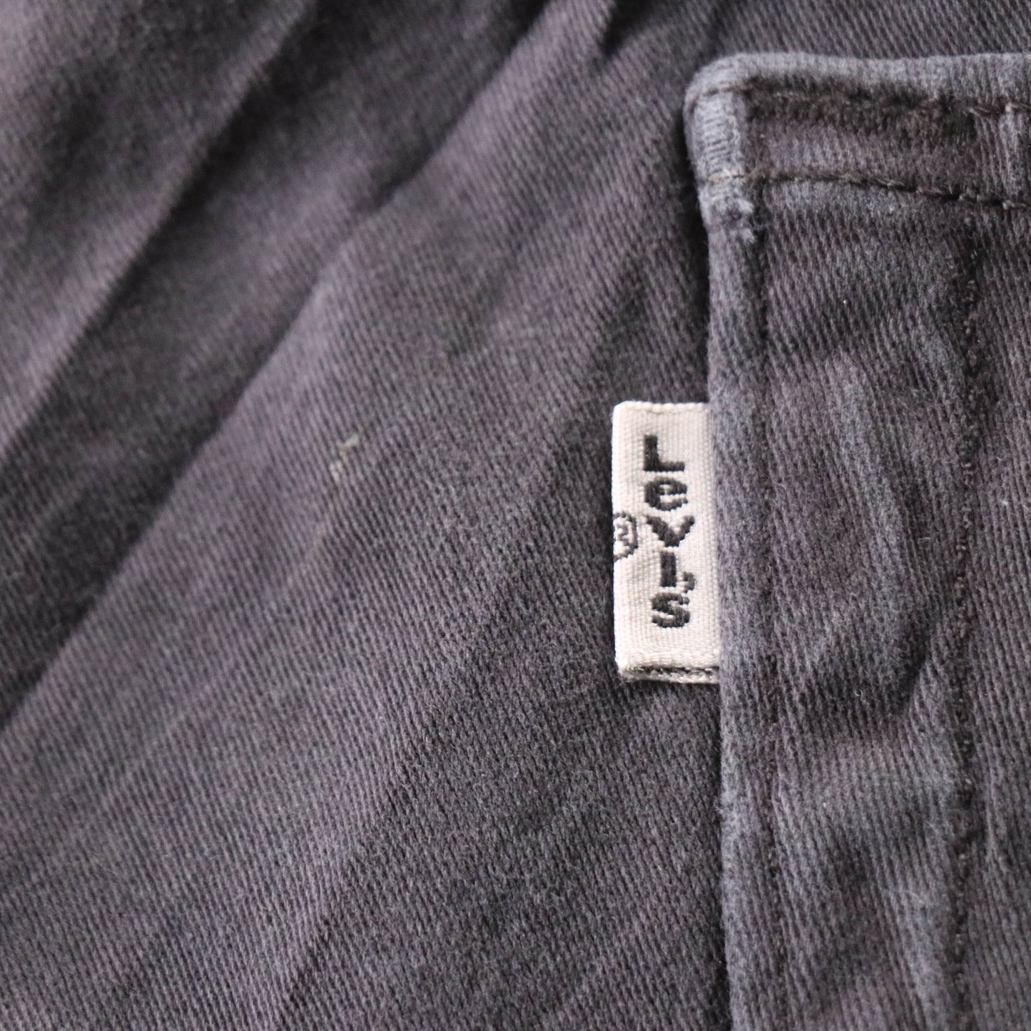 Levi's 514 White Tab W38 L31 Straight Leg Grey Denim Jeans