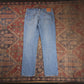 Levi's 514 W32 L30 Straight Leg Black Denim Jeans