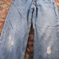 Levi's 516 Red Tab W32 L28 Straight Leg Blue Denim Jeans