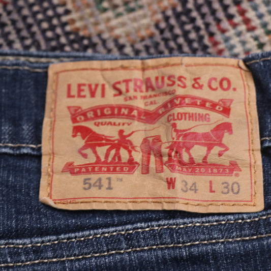 Levi's 541 W36 L27 Tapered Leg Blue Denim Jeans