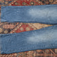 Wrangler W36 L29 Straight Leg Blue Denim Jeans
