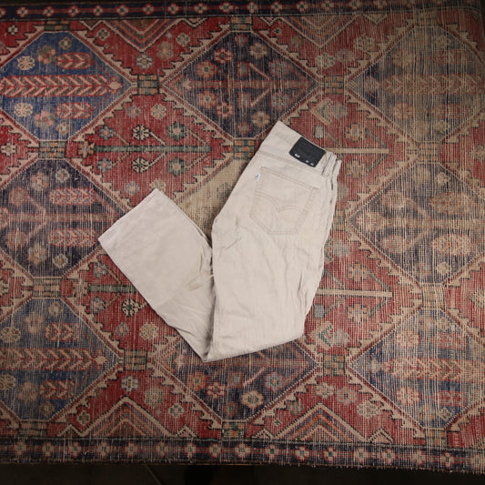 Levi's 514 W30 L30 Straight Leg Beige Denim Jeans