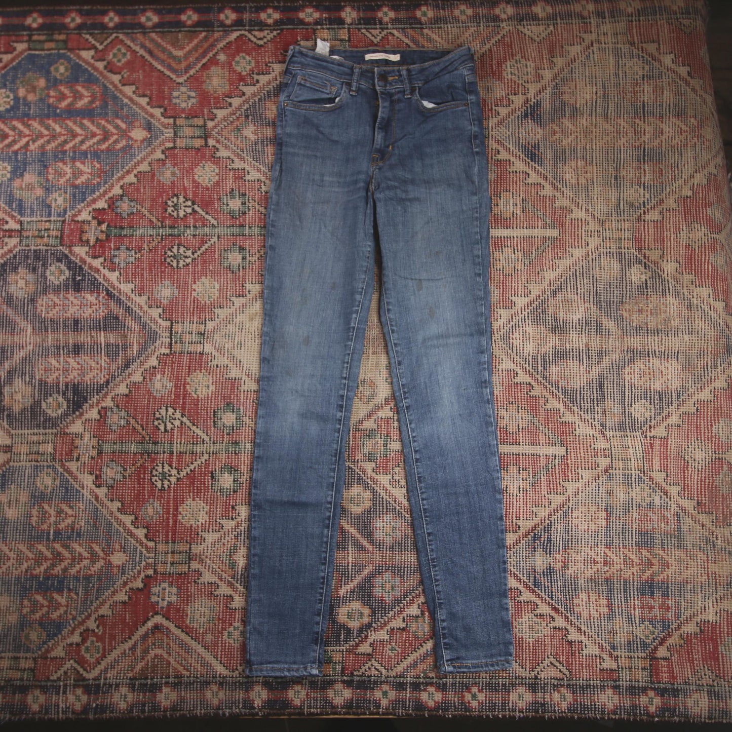 Levi's 721 W26 L31 Skinny Blue Denim Jeans