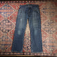 Levi's W34 L32 Straight Leg Blue Denim Jeans