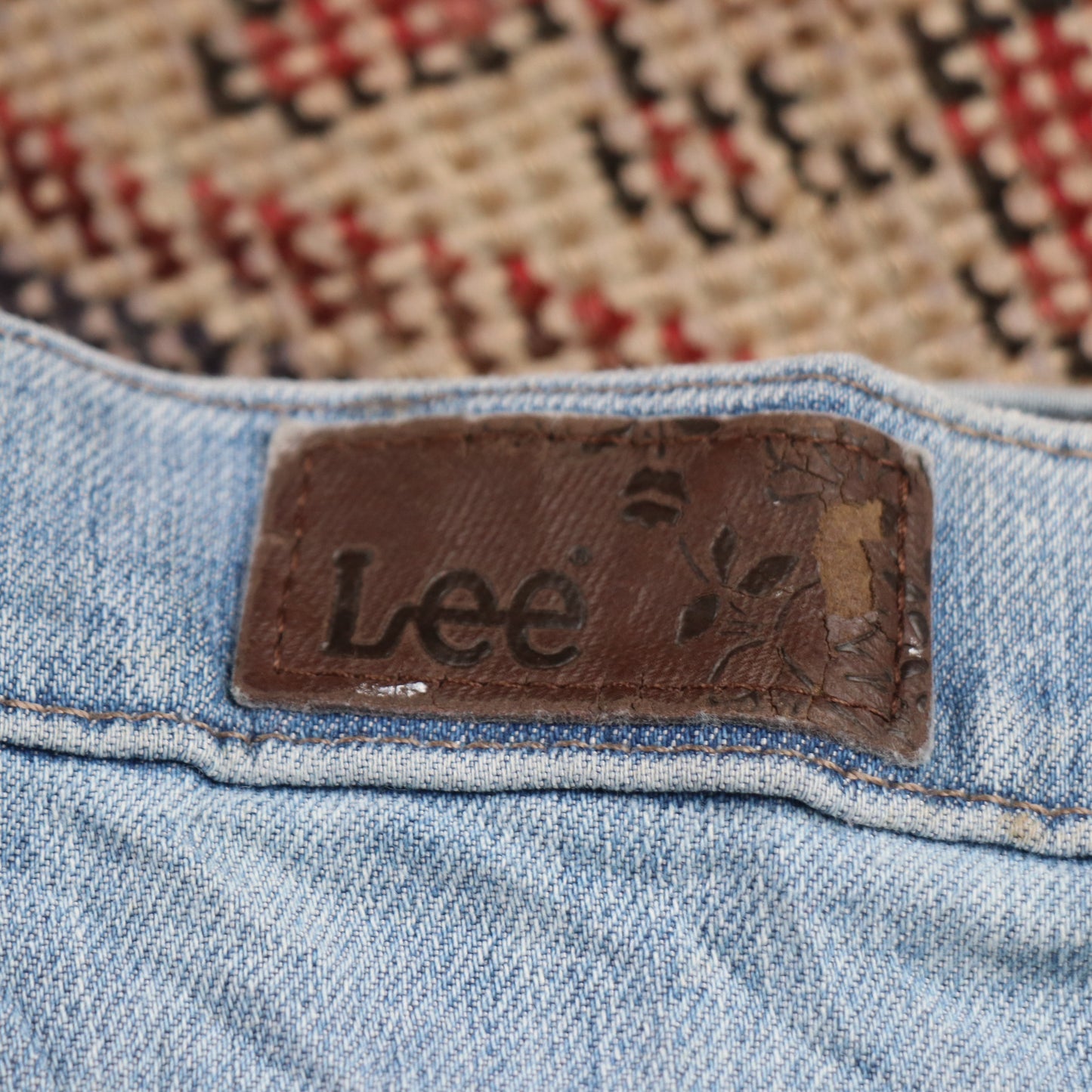 Lee W30 L31 Straight Leg Relaxed Fit Blue Denim Jeans